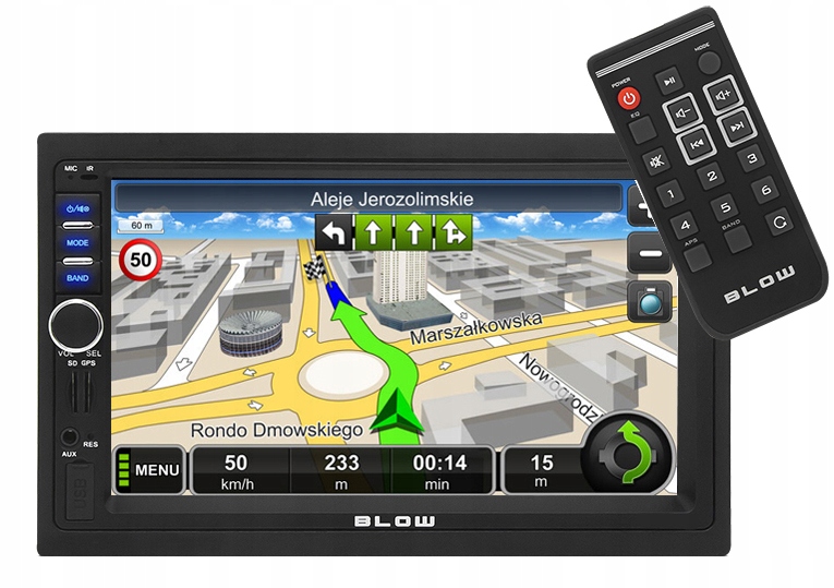 NAWIGACJA GPS RADIO 2 DIN TOYOTA COROLLA VERSO + MAPA Marka Blow