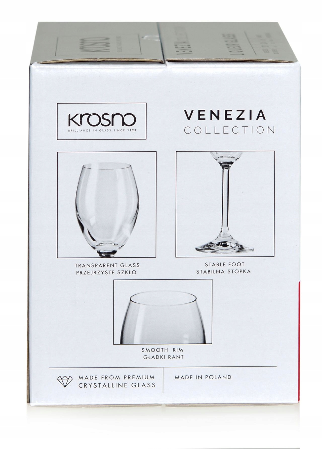Kieliszki do likieru nalewek KROSNO Venezia 70 ml Linia Lifestyle VENEZIA | Crystalline