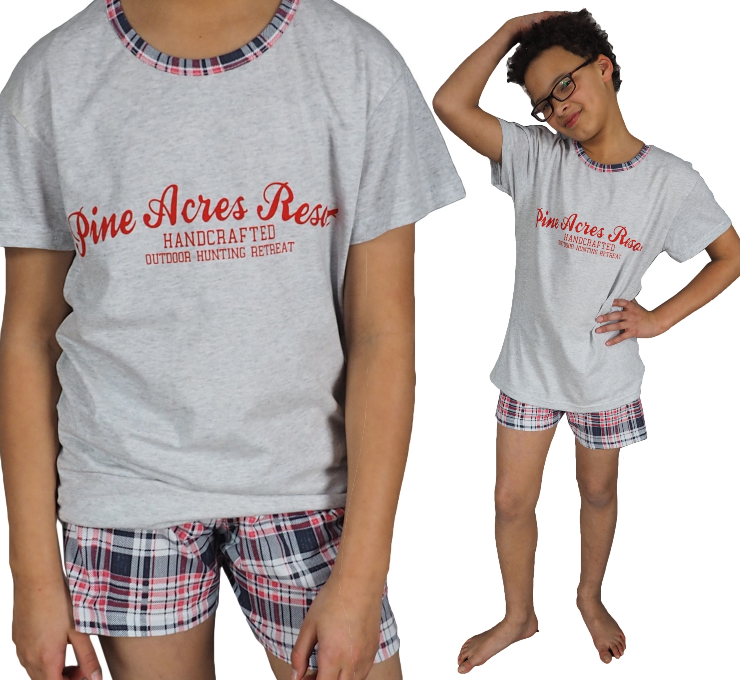 

Piżama młodzieżowa 152/158 (s) szorty Chłopak S