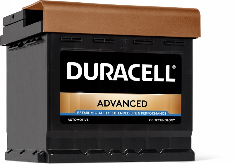 Аккумулятор duracell advanced da50 12v 50ah 480a