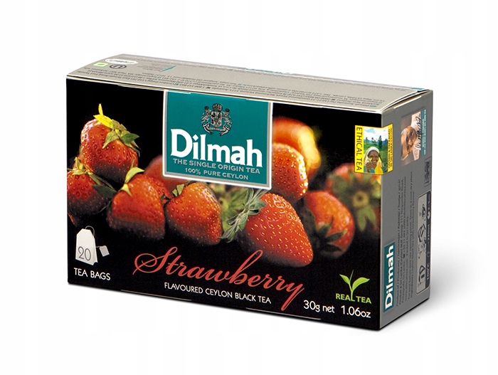 Чай дилма купить. Dilmah Tea 20bags. Dilmah Tea Premium 20g. Чай Дилма с клубникой. Дилмах клубничный чёрный чай.