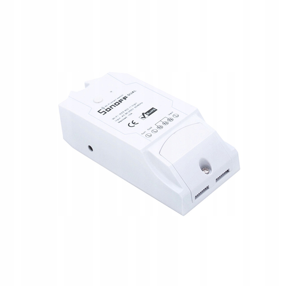 

Sonoff Dual Przekaźnik Sterowany Wifi Dwukanałowy