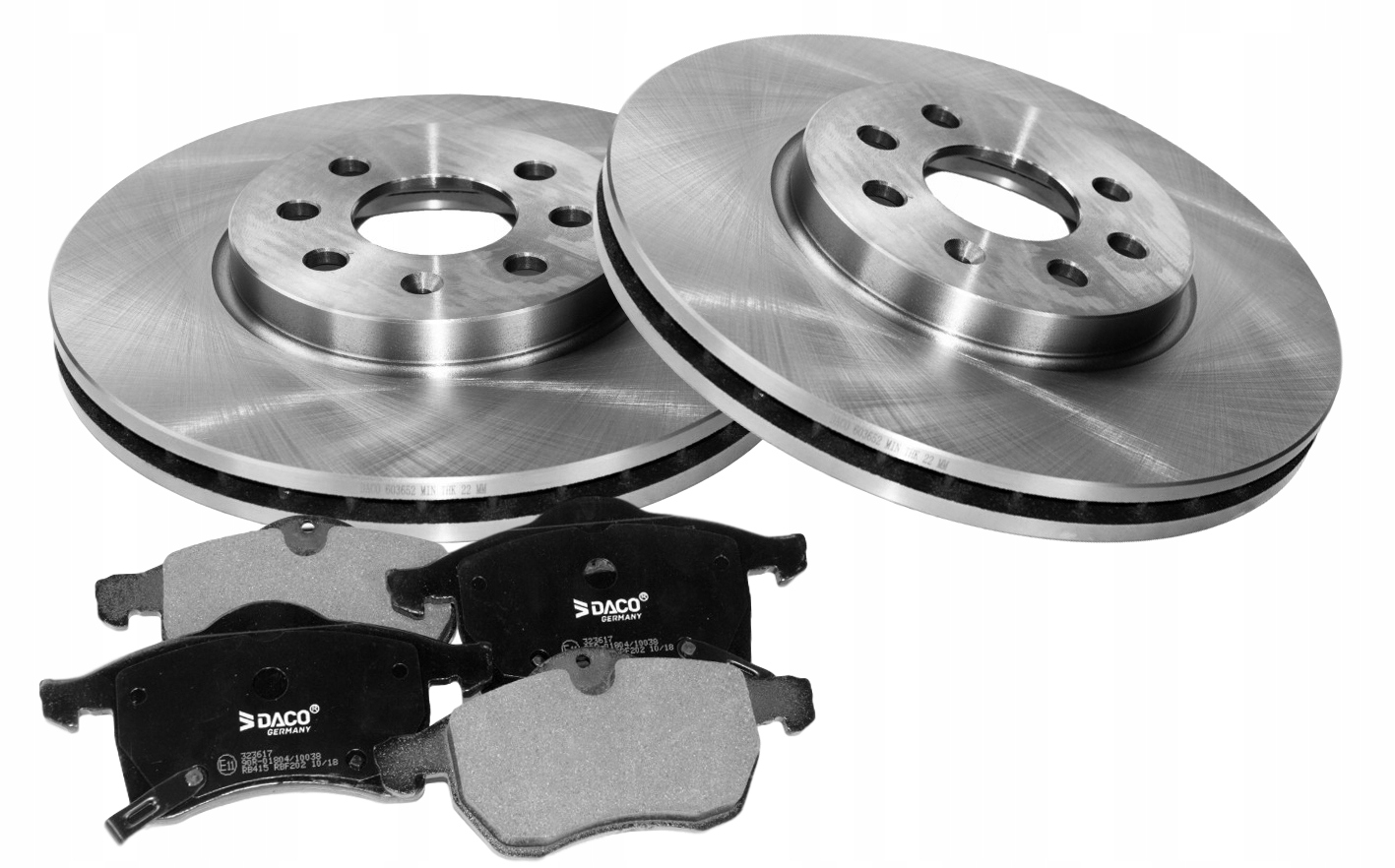 Tarcze x2 + klocki PRZÓD ASTRA H COMBO MERIVA 4 śruby