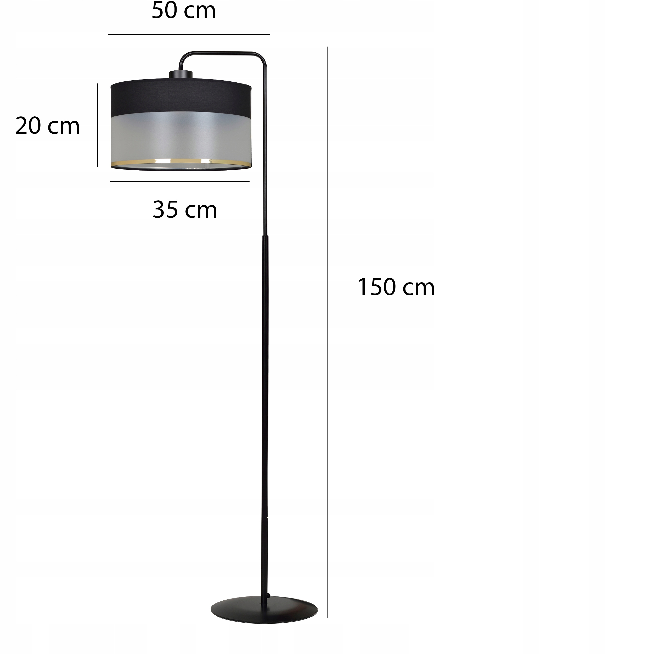 NOWOCZESNA LAMPA STOJĄCA PODŁOGOWA ABAŻUR MUTO LED Rodzaj gwintu E27