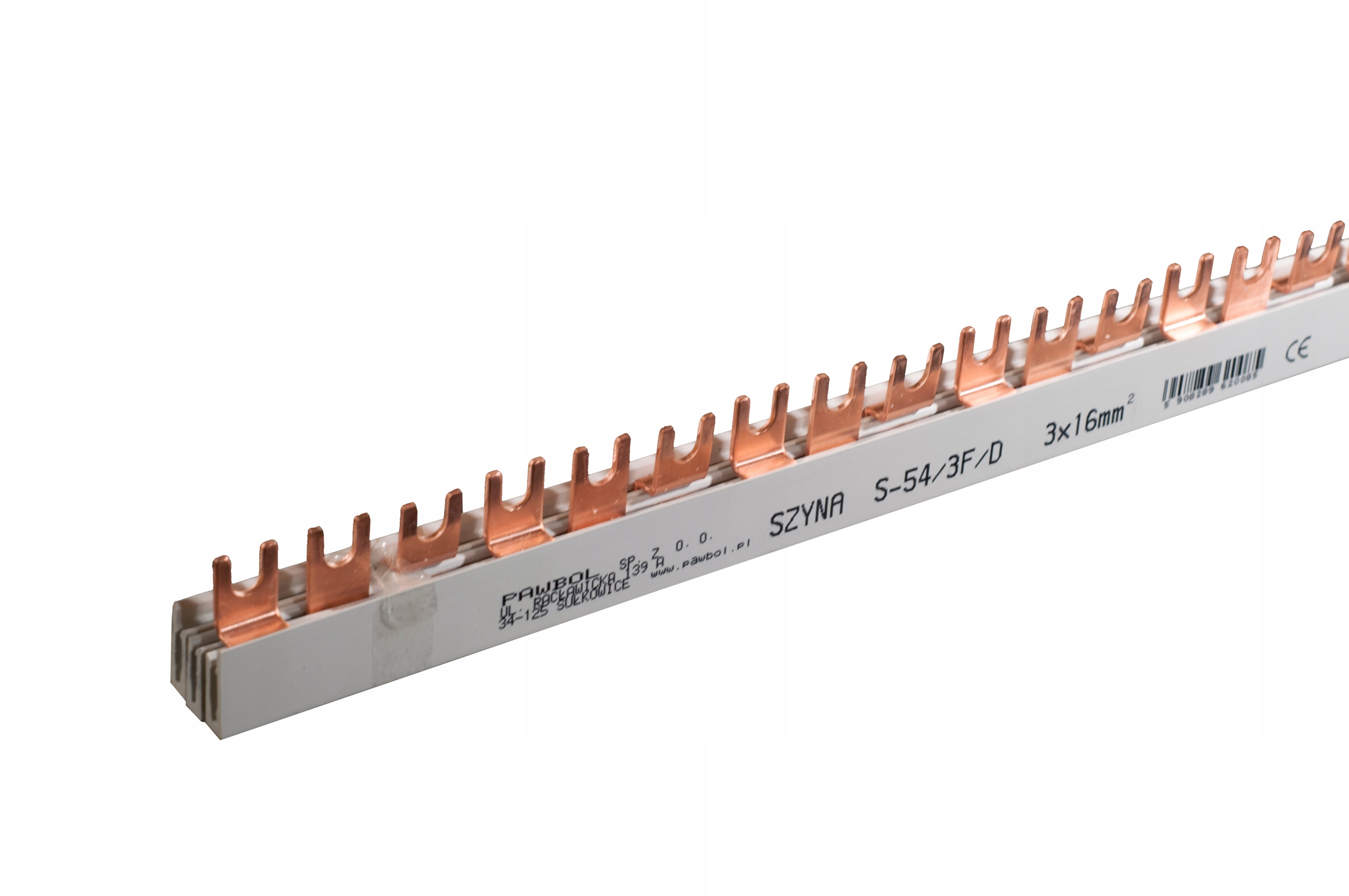 

Szyna 3-fazowa 54 moduły krótka 3x16mm2
