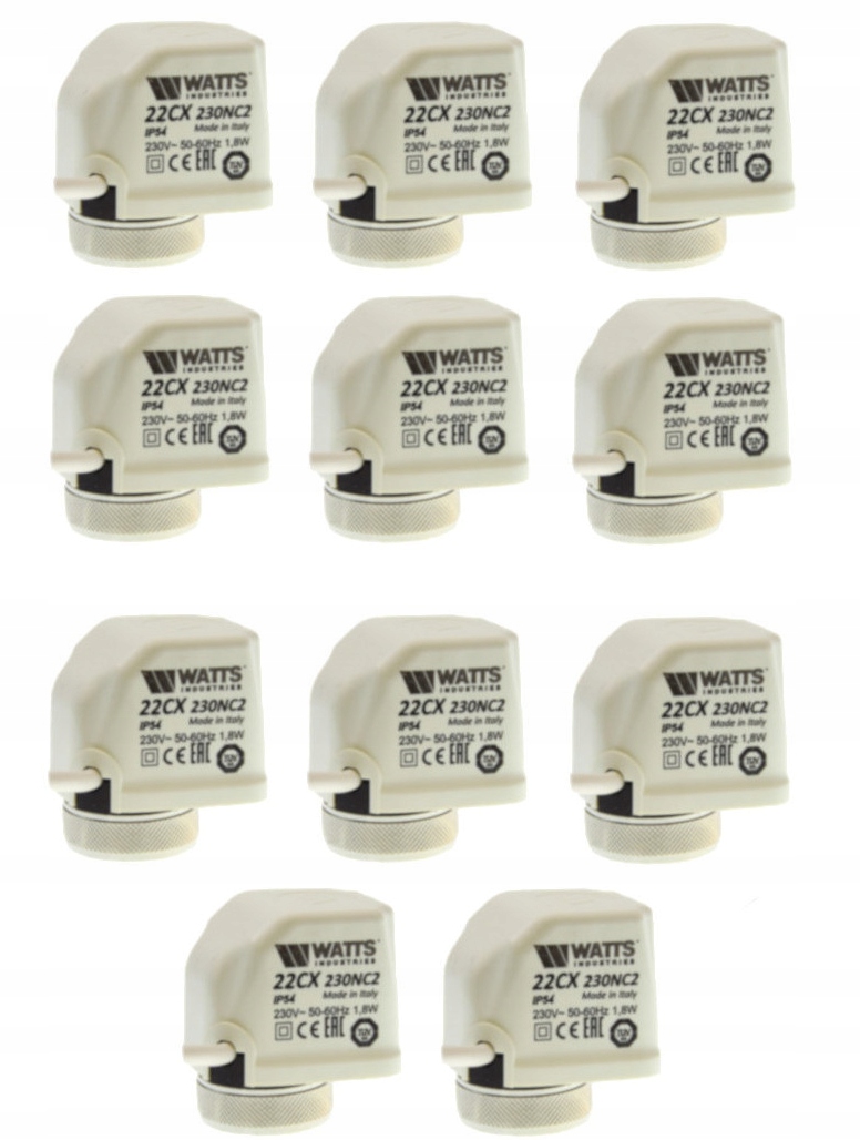 Tepelný valec Nc Watts M30x1,5 Podlahový 11ks