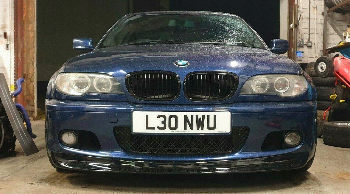 BMW 3 E46 Pakiet CSL Przednia dokładka zderzaka
