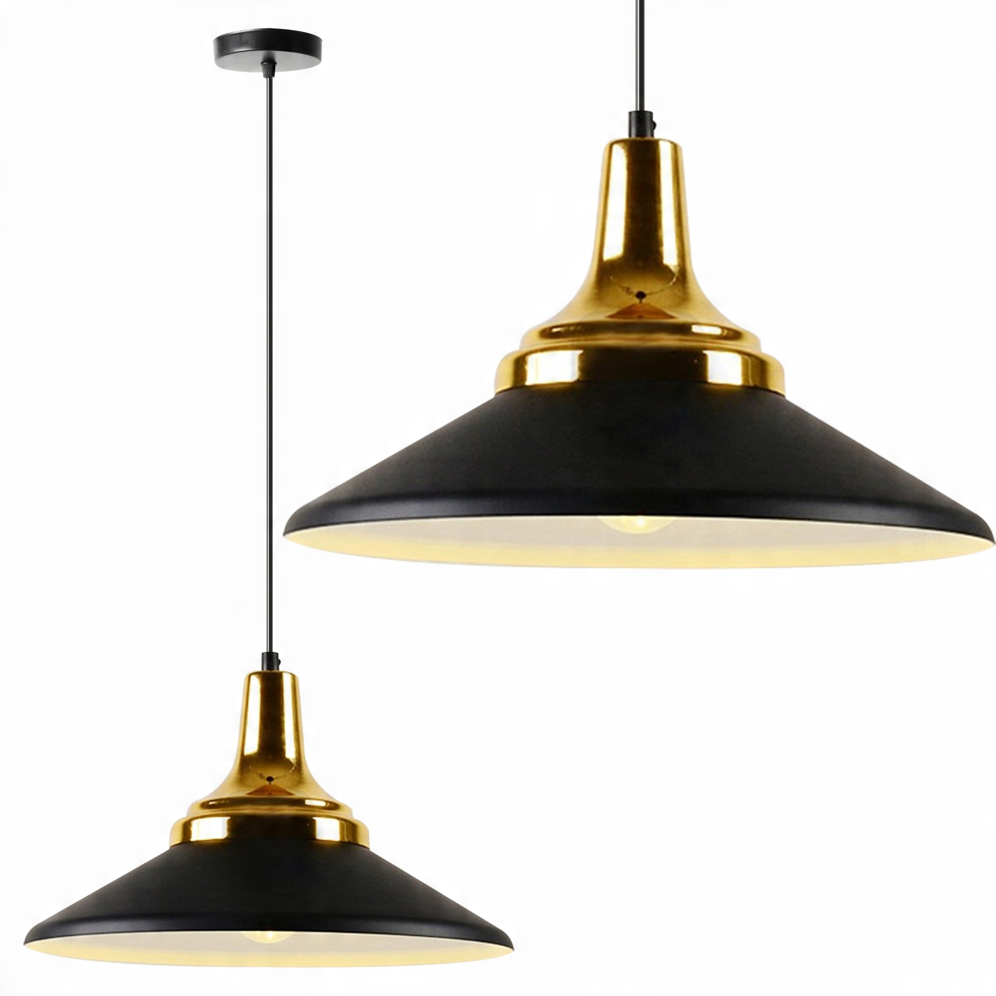 

Lampa Sufitowa Wisząca Metalowa Loft APP292-1CP
