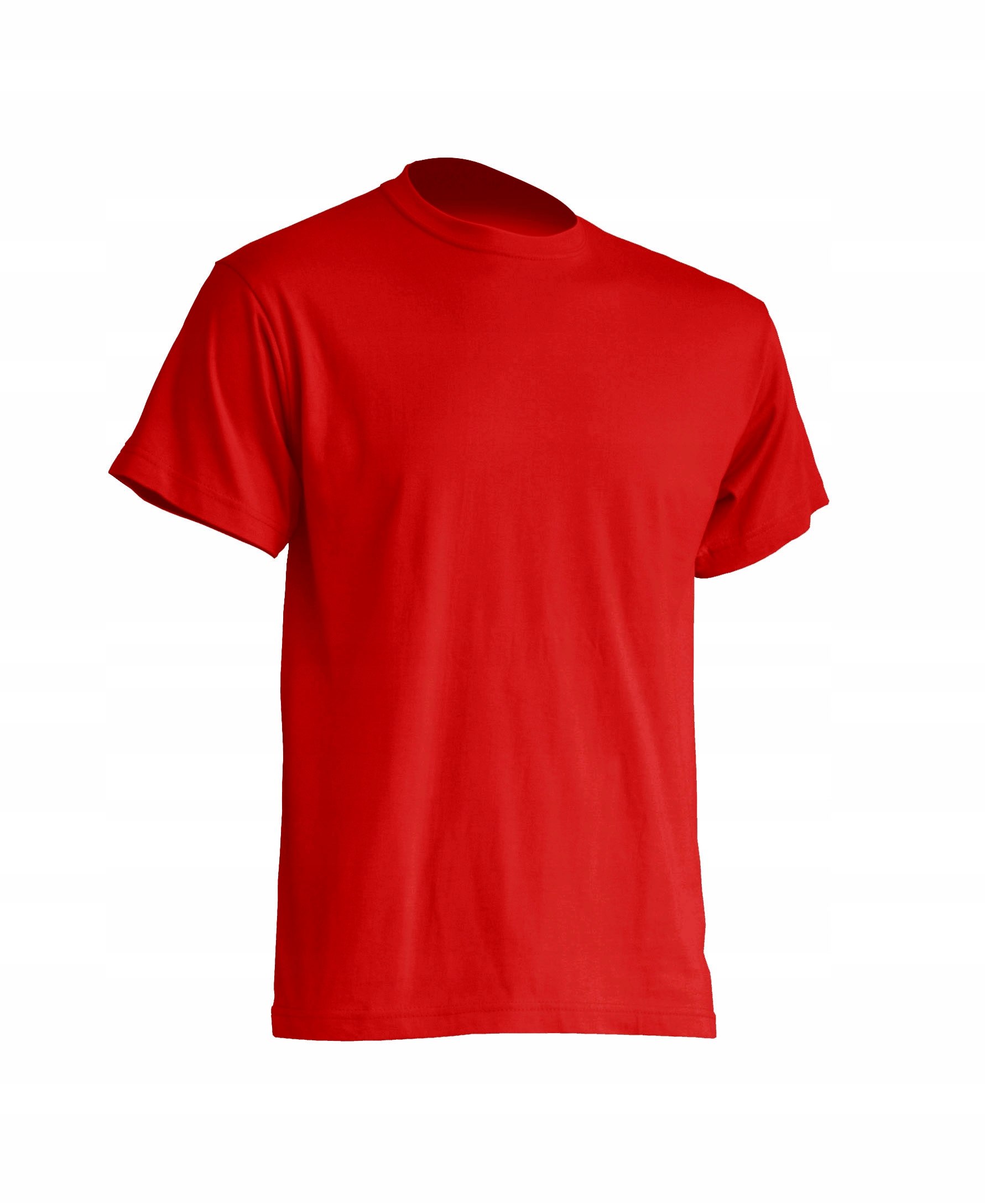 

T-shirt męski koszulka krótki rękaw 190g Czerwona