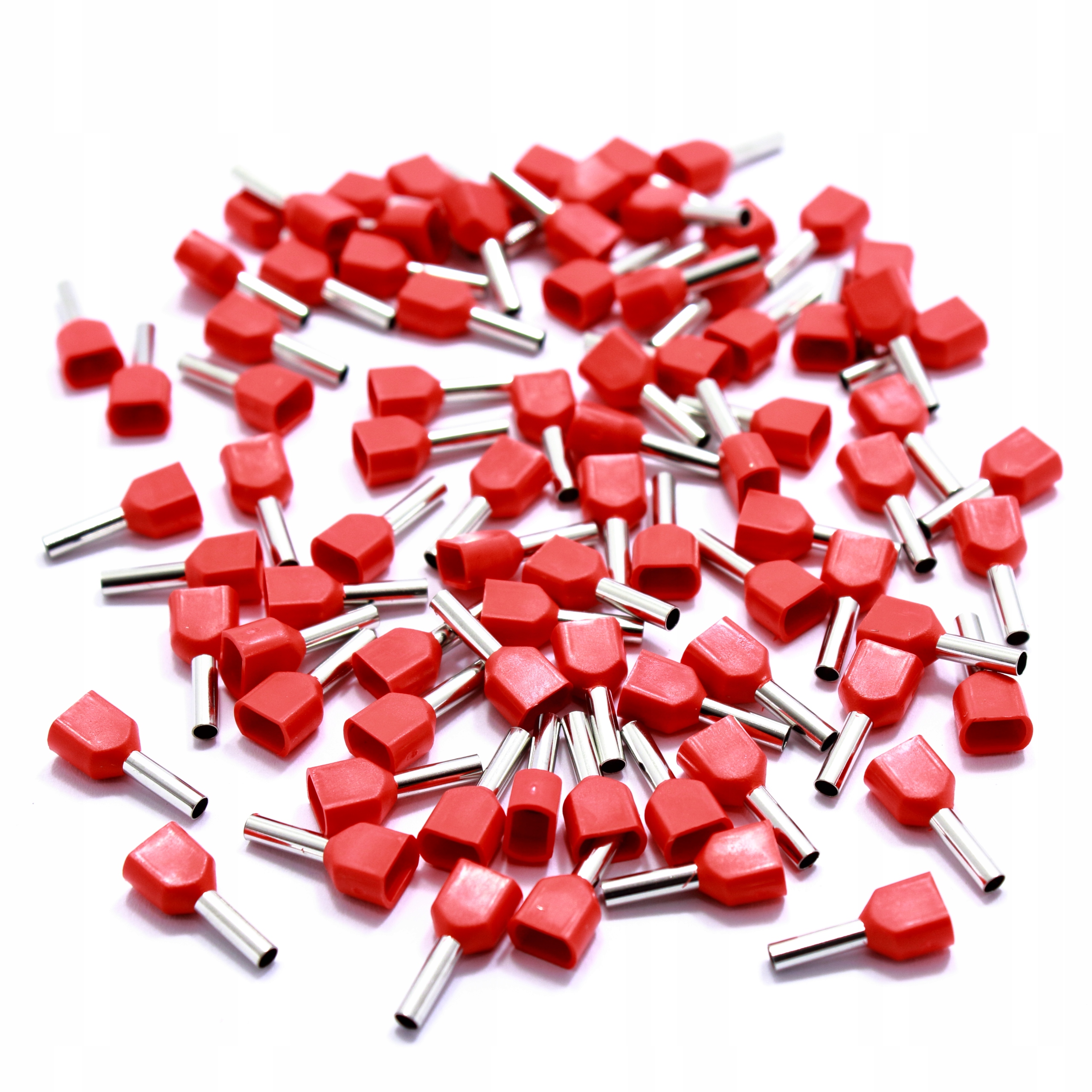 

Tulejka Kablowa Izolowana Podwójna 2x1 mm 100szt