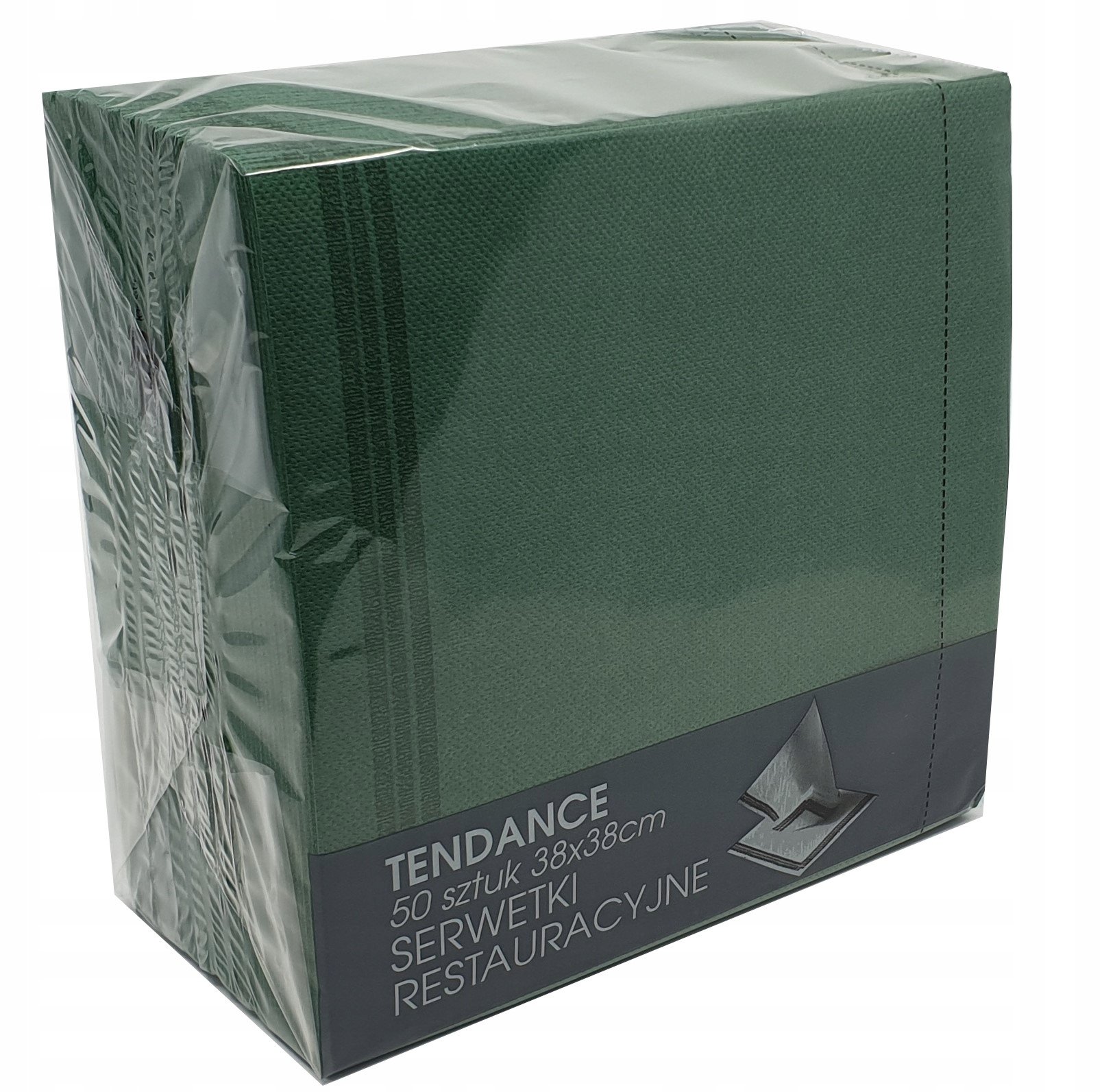 

Serwetki tendence 38x38 ciemnozielone 50 sztuk