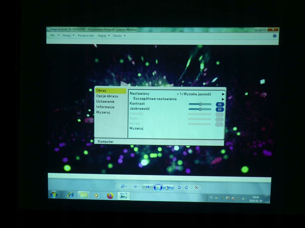 PROJEKTOR RZUTNIK NEC VT58 KINO MECZ FILM MŚ XGA KARAOKE PILOT FV Jasność lampy (ANSI) 1600 lm