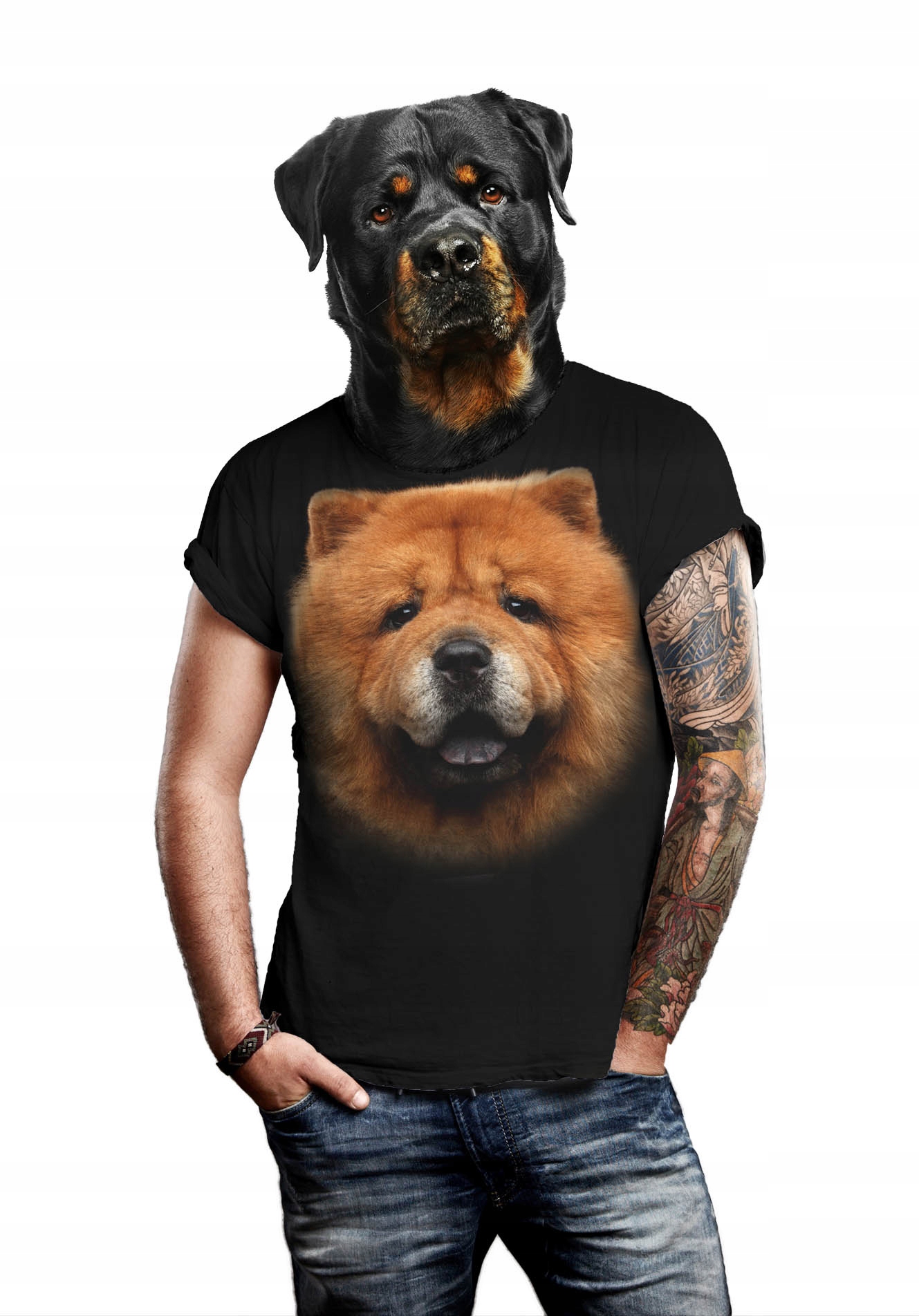 

Koszulka 3D Czał Czał M T-shirt Nadruk 3D Hit Pl