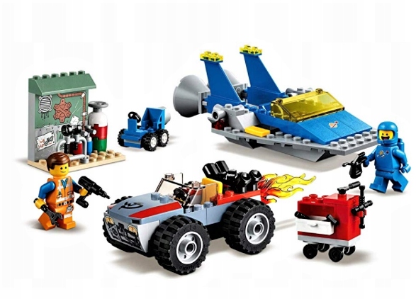 LEGO LEGO MOVIE 2 70821 WARSZTAT EMMETA I BENKA Marka LEGO