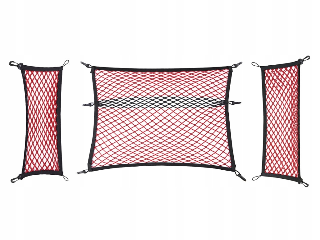 SIATKI BAGAŻNIKA SKODA OCTAVIA 3 III SEDAN 5d RED