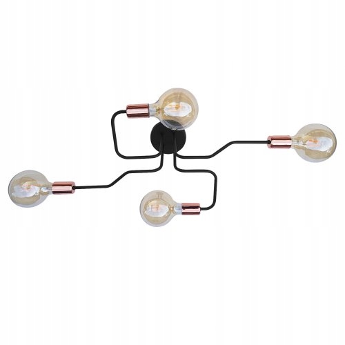 

Lampa Nowoczesna Styl Loft Edison Miedź Pająk