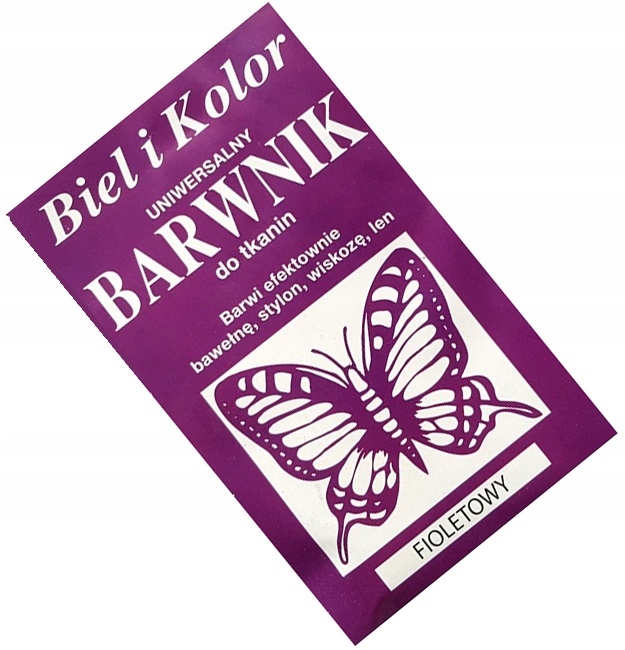 

Barwnik do Tkanin Bawełny Lnu Stylonu Fioletowy