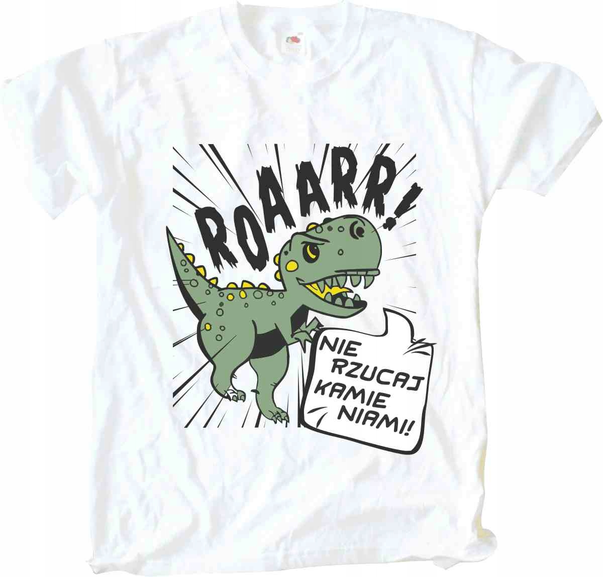 

Nie rzucaj kamieniami w dinozaury, T-shirt