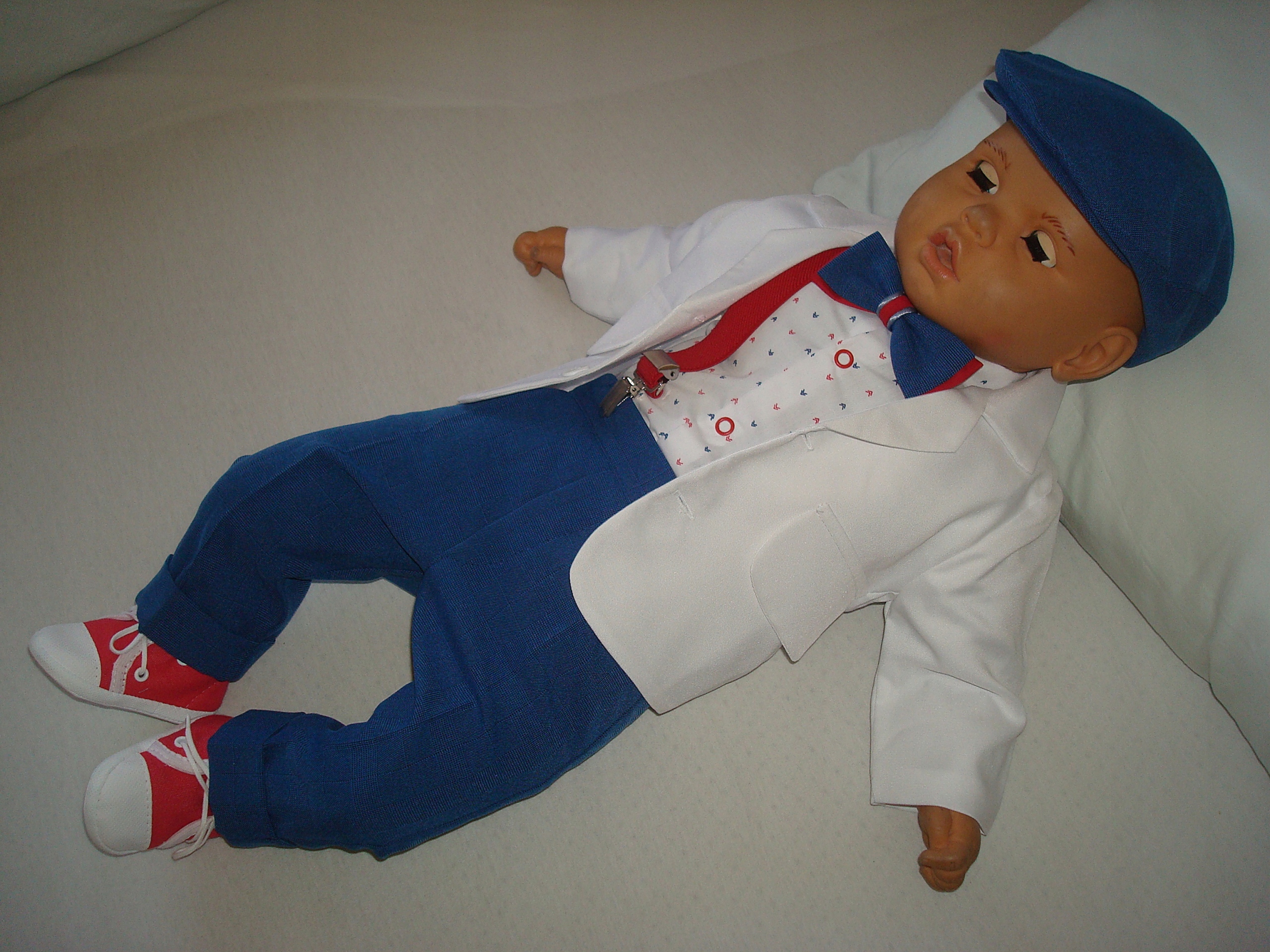 MARYNARKA POLSKIE UBRANKO/CHRZTU /OKAZJE/ 74 INNE Płeć Chłopcy