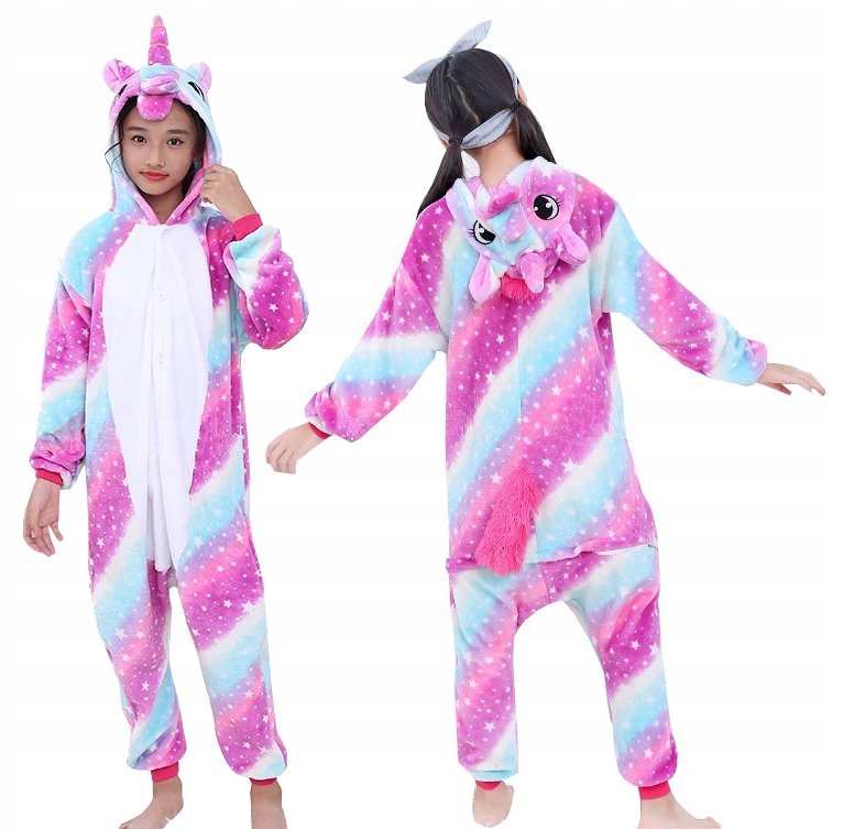 

Jednorożec Piżama Kigurumi Onesie Galaxy 130 CH1Ł