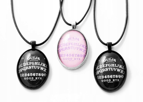 wisiorek OUIJA naszyjnik Goth Gothic Pastel Grunge