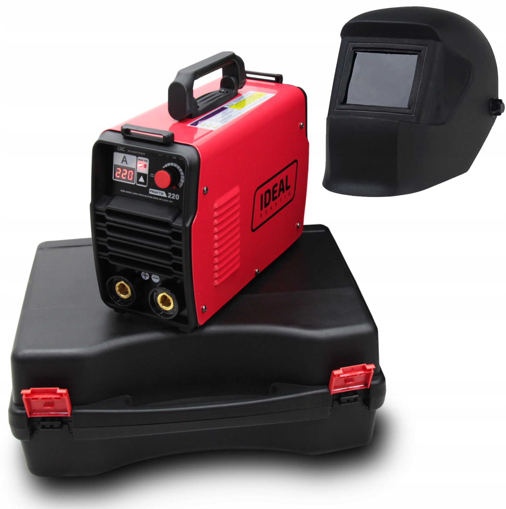 ZESTAW Spawarka inwertorowa IDEAL PRAKTIK 220 MMA