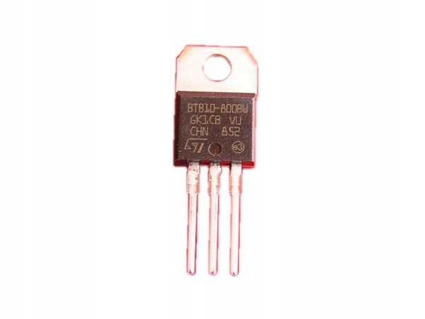 

BTB10-800BW Triak 800V/10A TO-220 - 10 sztuk