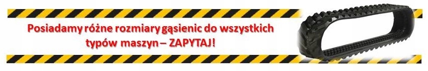 NOWA bezszwowa gąsienica gumowa 450x84x55 Producent części inny