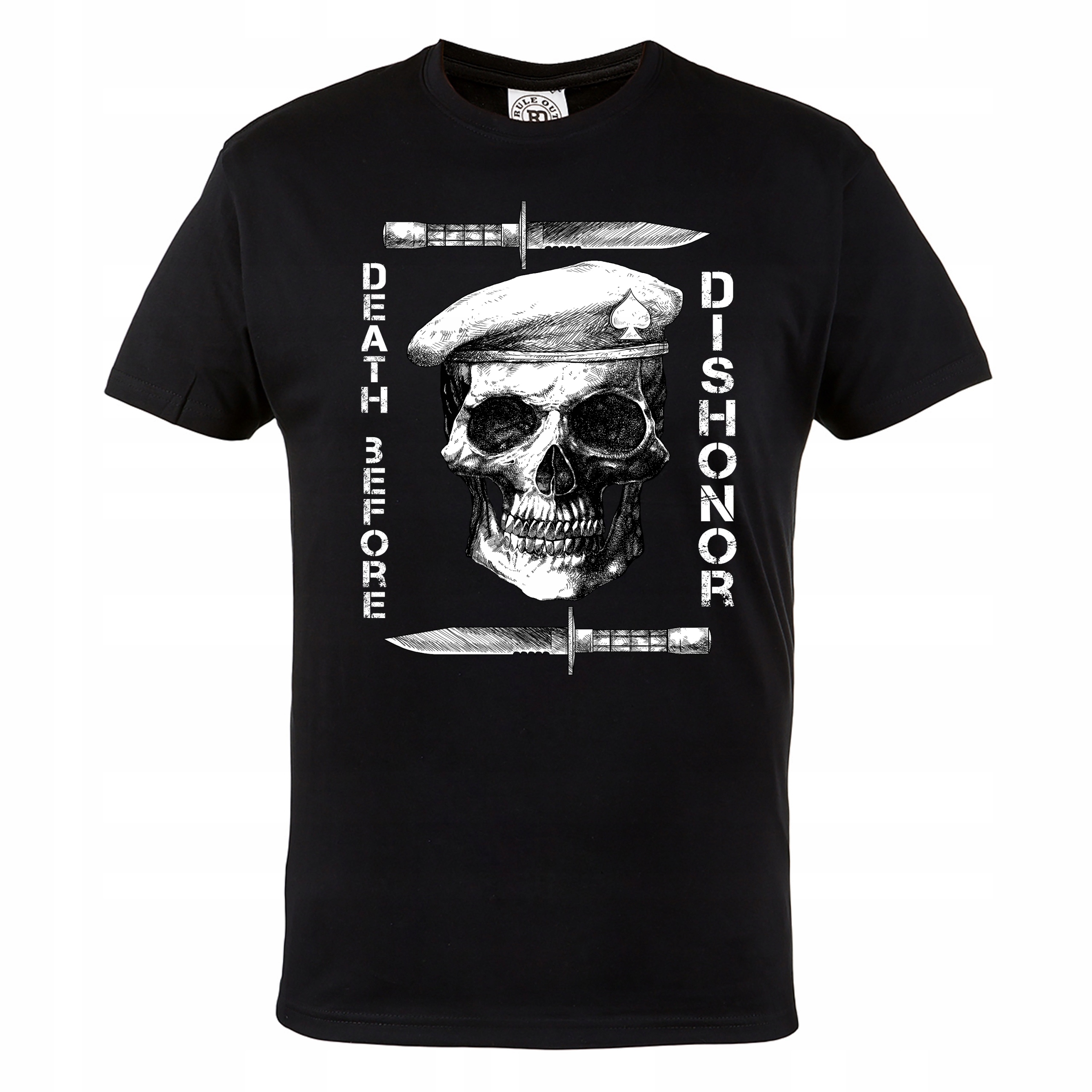 

Koszulka Czacha Z Czaszką Death Before Dishonor 01