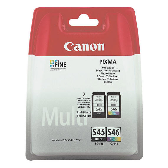 

2x org. Canon PG545 CL546 TR4550 TS3350 TS3355