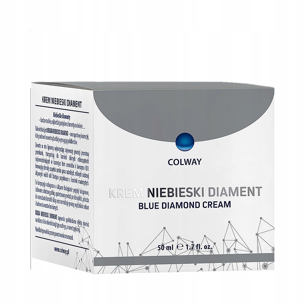 KREM NIEBIESKI DIAMENT BLUE DIAMOND COLWAY Próbka Marka Colway