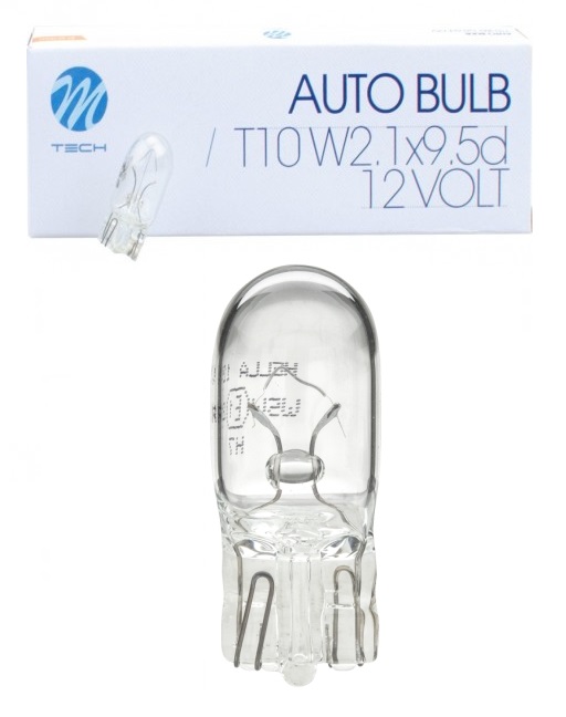 

Żarówka Całoszklana M Tech W5W T10 12V 5W