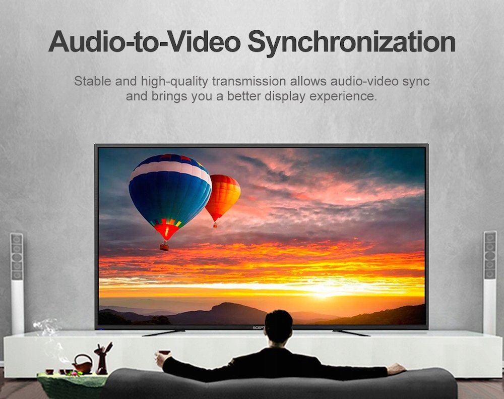 Kabel DisplayPort 1.2 DP-DP M/M Full HD 4K 60Hz 1M Długość kabla 1 m