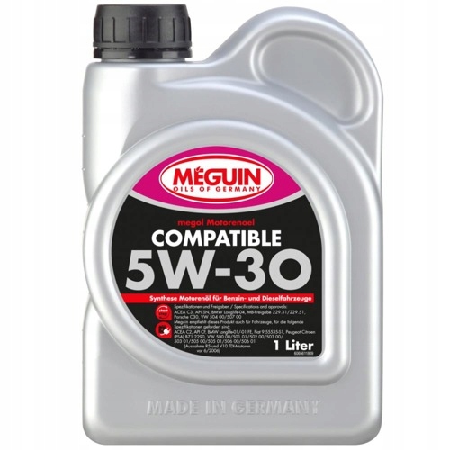 

Meguin Compatible 5W30 1L- Vw 504/507 Bmw Mercedes