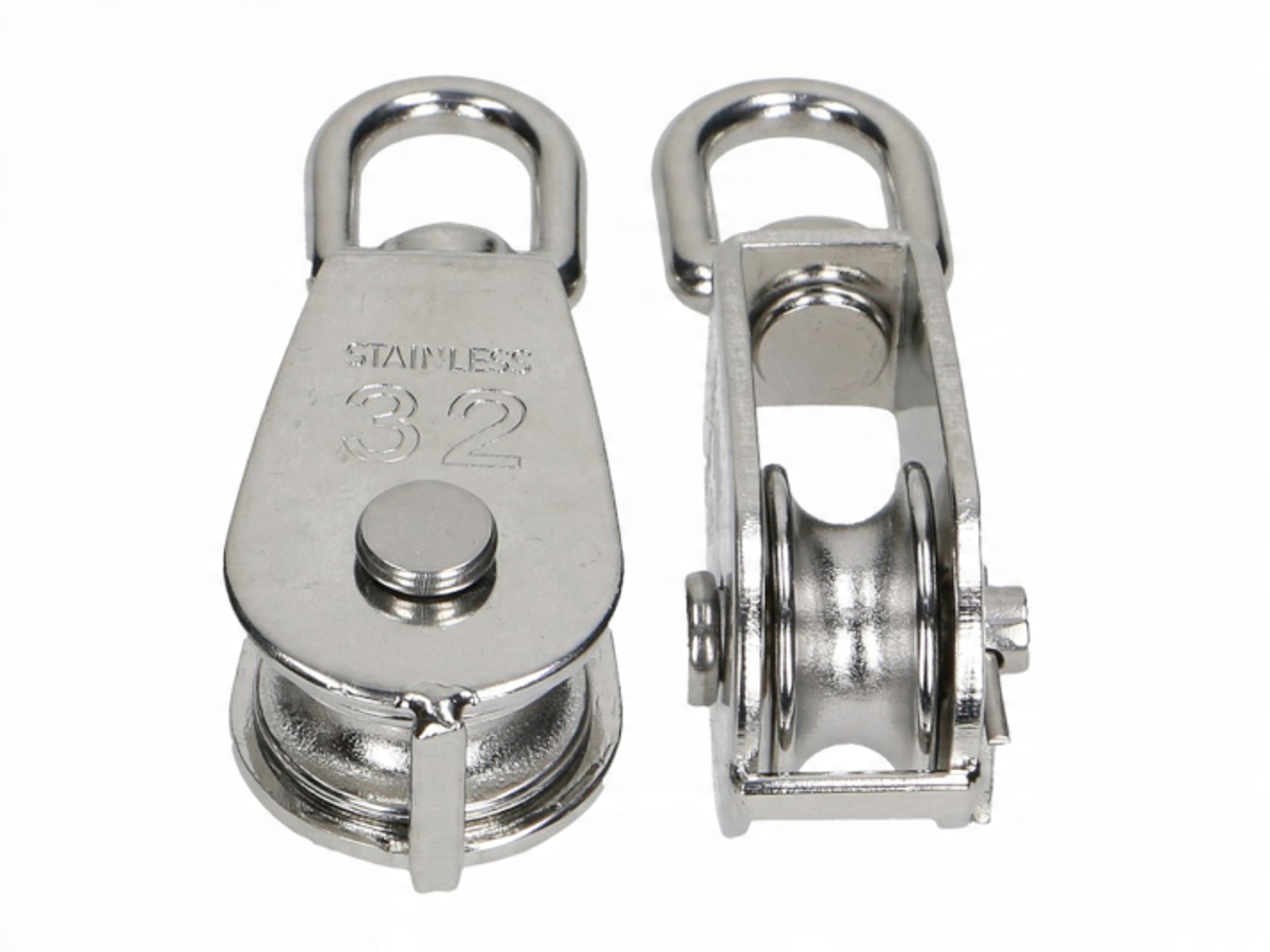 

32 mm Bloczek Nierdzewny z Krętlikiem Do Liny 8393