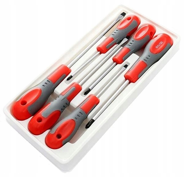 

Śrubokręty Wkrętaki Zestaw 6 Wkrętaków Śrubokrętów