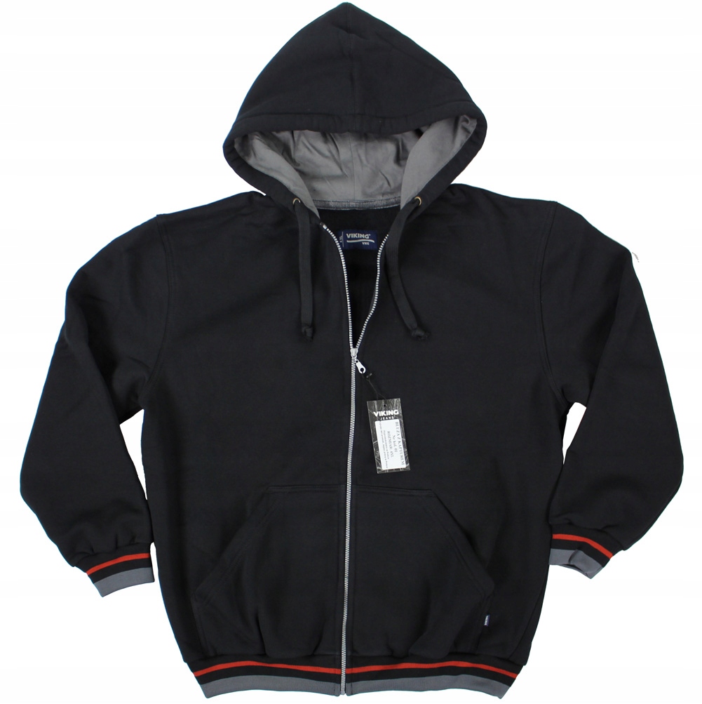 

Duża bluza kangurka czarna Viking 6XL Pl Tombigo
