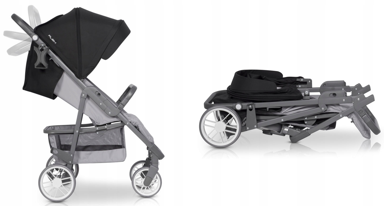 WÓZEK EURO CART FLEX do 22KG FOLIA MOSKITERA TORBA Liczba kół 4