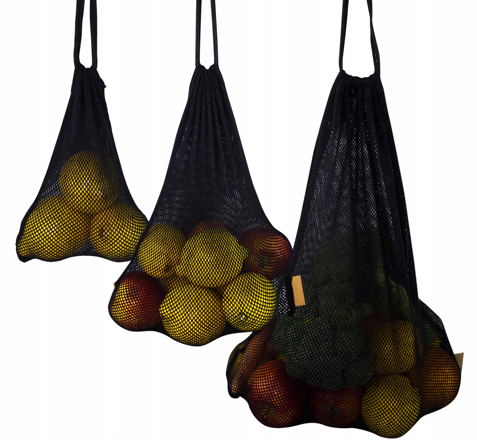 

Woreczki na żywność eko siatka Zero Waste -3 szt