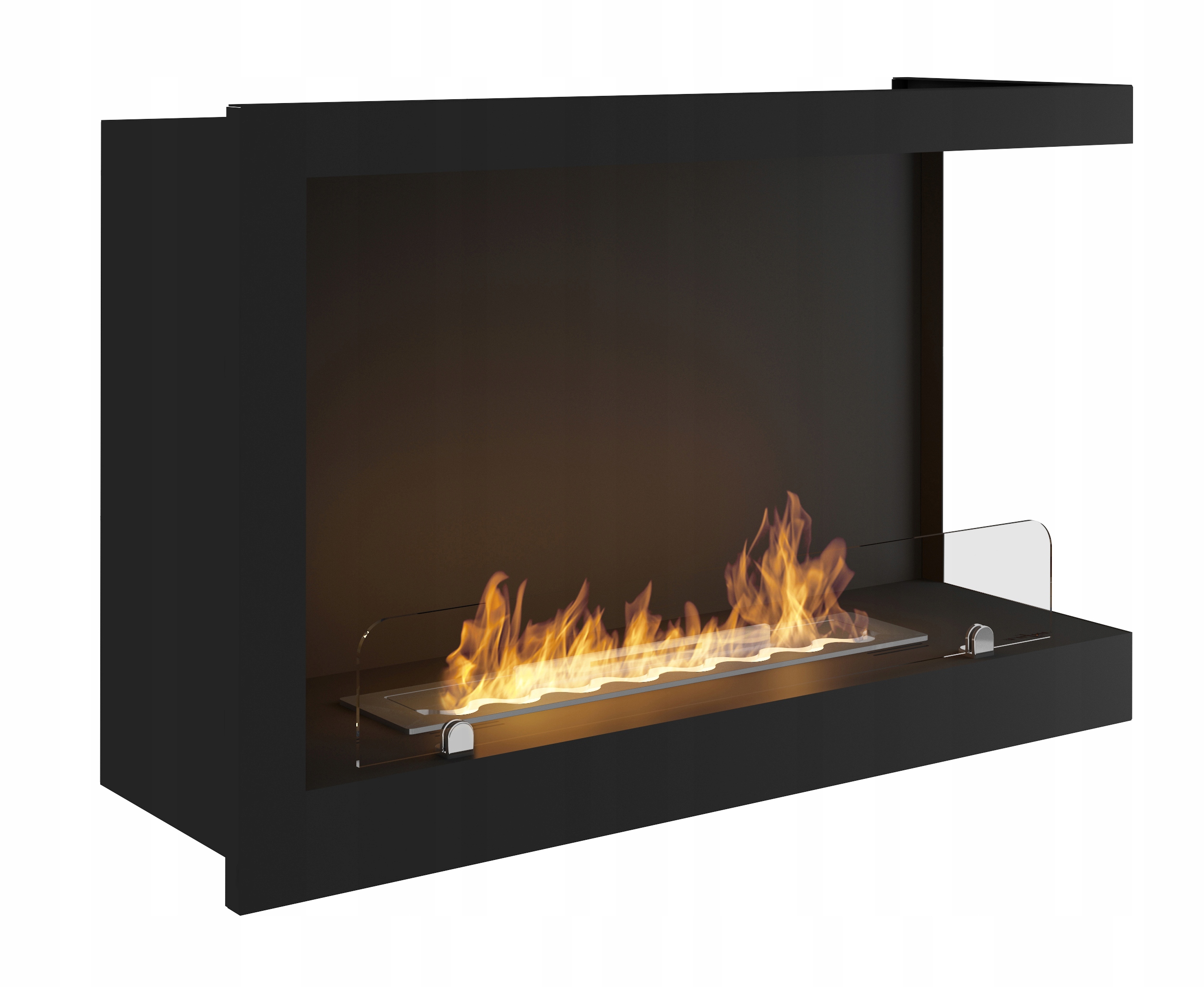 Biokrb rohový se Sklem Inside 84 cm Pravý v1