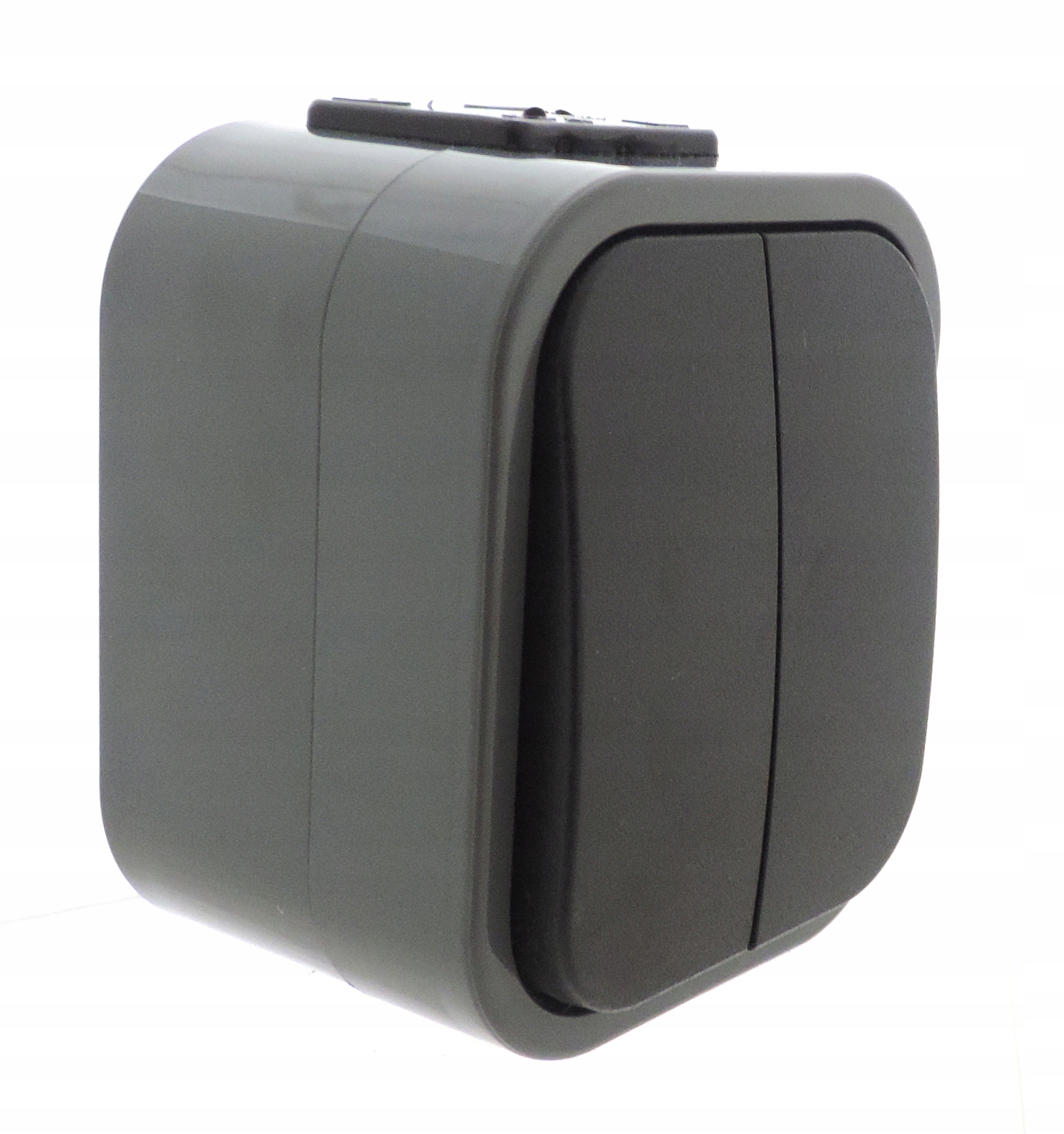 ŁĄCZNIK DWUBIEGUNOWY HERMETYCZNY NATYNKOWY CZARNY Marka inna