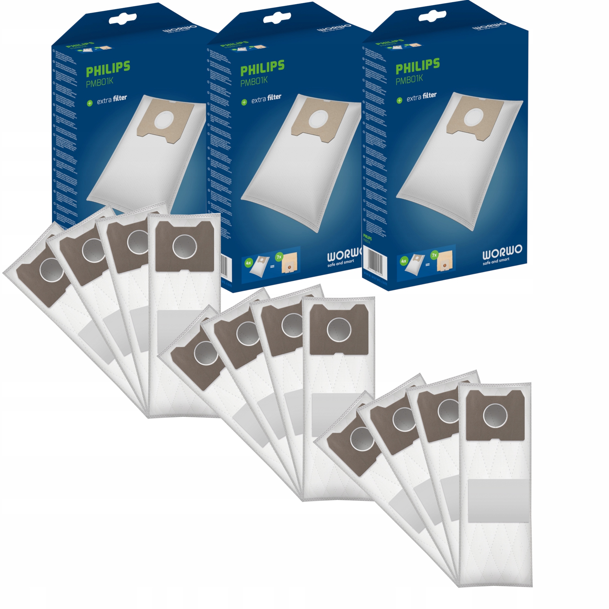 

12X Worki do odkurzacza Philips Triathlon 2000