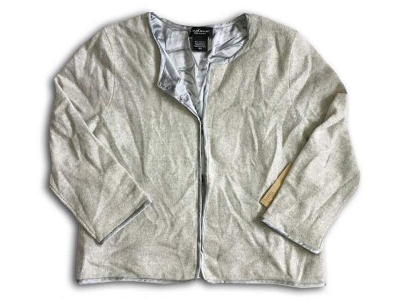 Šedý krátký kašmírový svetr Lord & Taylor M