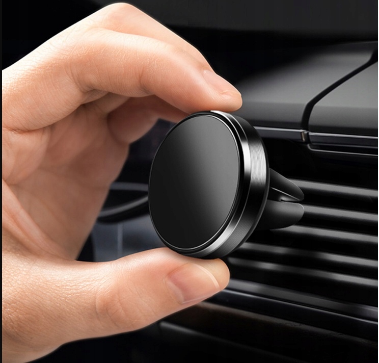 UCHWYT DO AUTA MAGNETYCZNY HOLDER TELEFON TABLET Kolor czarny