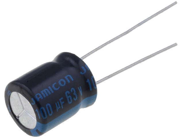 

100uF 63V Kondenstator Elektrolityczny 10x12.5mm
