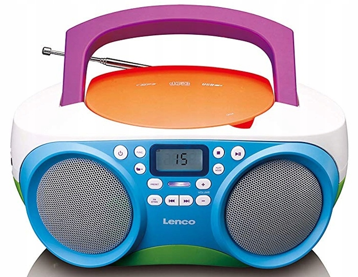 Radioodtwarzacz Boombox Lenco SCD-41CD Mp3 Usb Dla Dzieci