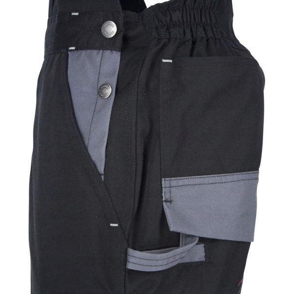 Spodnie robocze ogrodniczki Grene Kramp czarne S Rozmiar S