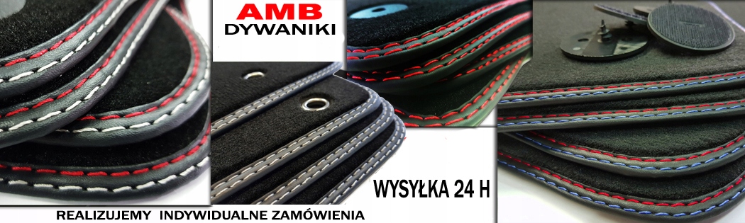 BMW 3 E92 wer Angielska Dywaniki welurowe haft Color anthracite beige black graphite