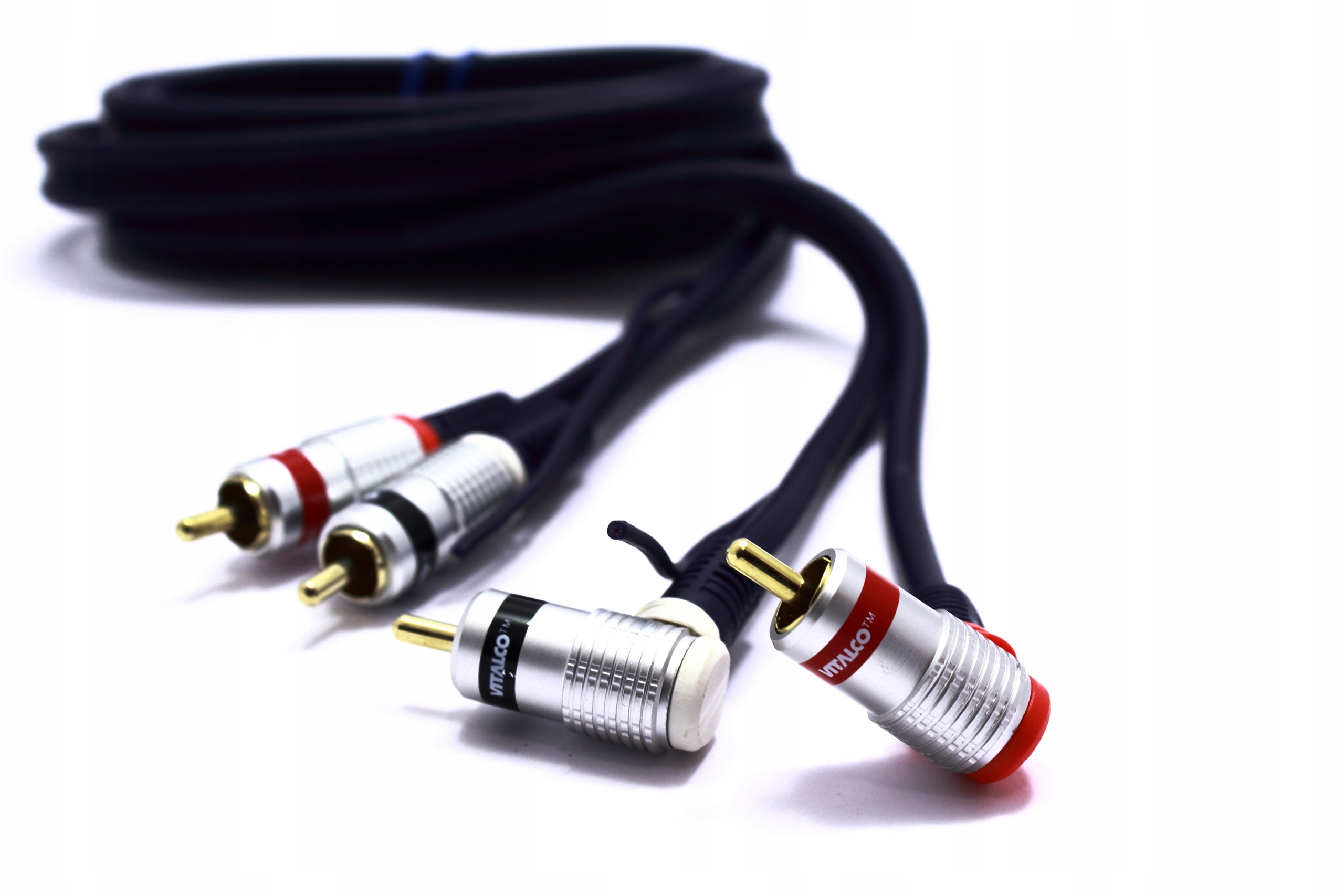 

Kabel Rca 2X Rca 2XRCA Chinch Vitalco Kątowy 1,5M