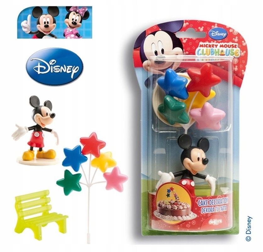 

Figurka Na Tort Myszka Miki Mickey-zestaw Na Tort